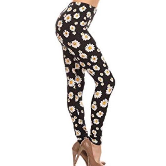 Printed fashion daisy leggings - Picture 3 of 3